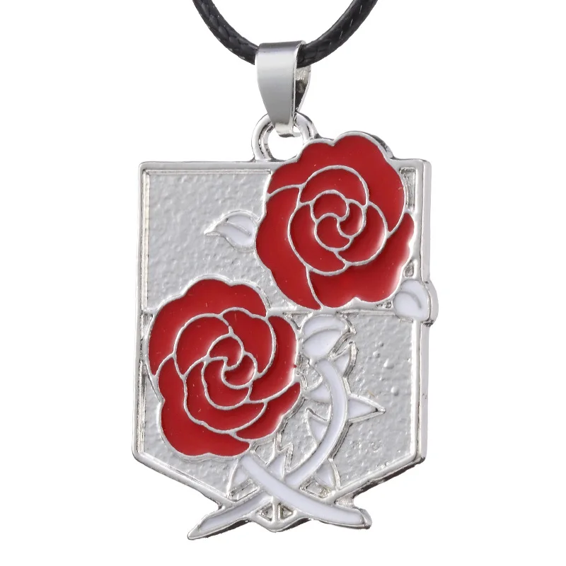 

Attack on Titan Necklaces Wings of Liberty Scouting Legion Cosplay Eren Pendant Necklace for Women Men Jewelry Gift