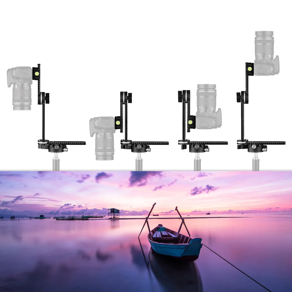 Andoer Professional 720 ° панорамная головка из алюминиевого сплава штатив шаровая Головка Максимальная нагрузка 10 кг 5 различных градусов 15 °/18 °/36 °/45 °/60 °