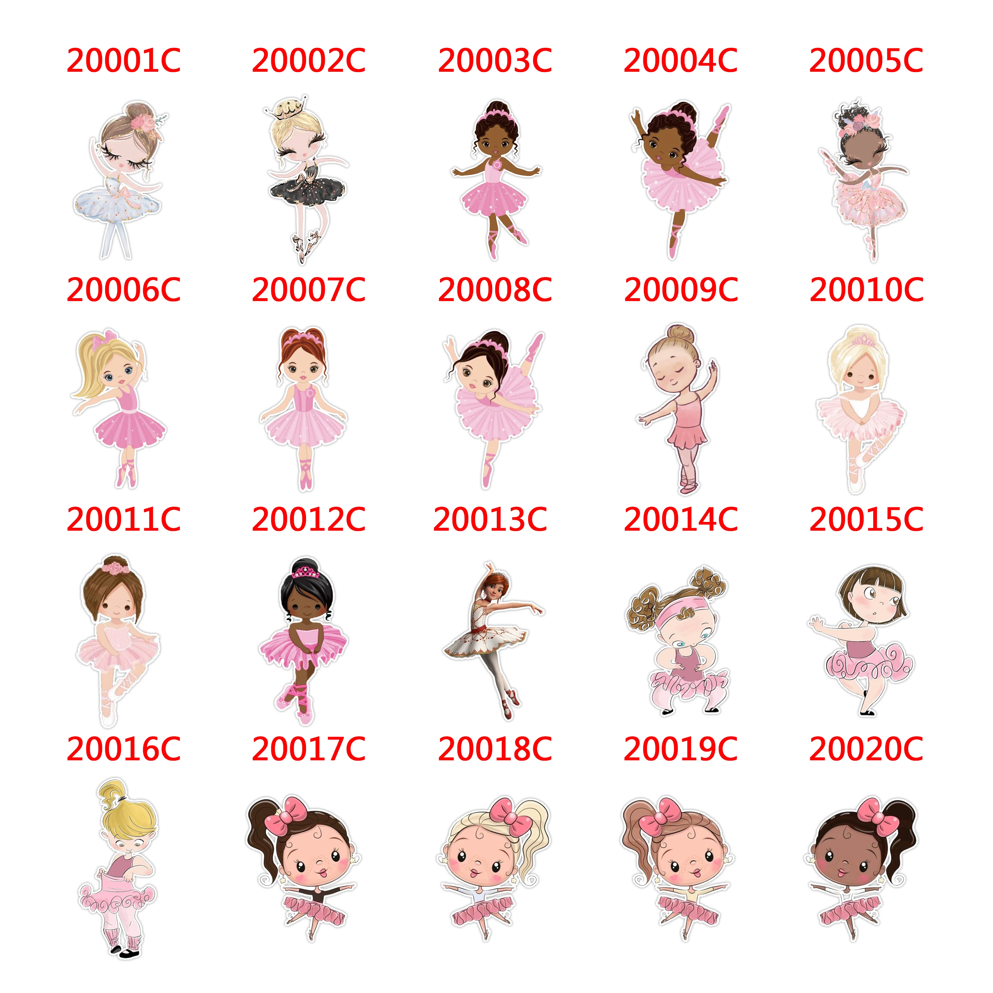 

Handmade bows center decoration 40MM ballet girl designs flatback planar resin