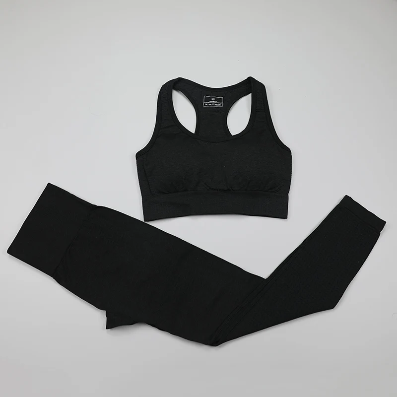Комплект спортивный женский бесшовный для воркаута и йоги комплект из 2