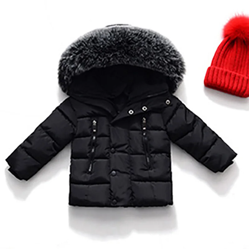 

Boys Duck Down Autumn Girl Winter Jackets Coat for Kids Warm Thick Parkas Hooded Baby Outerwear Toddler Coat Children Clothing