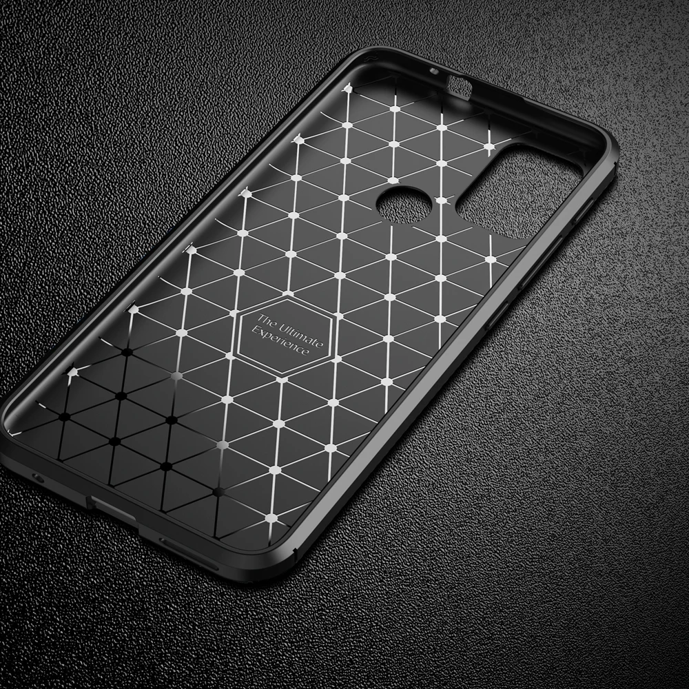 for motorola moto g play 2021 g9 g8 e7 rola one fusion edge plus luxury shockproof tpu cover carbon fiber silicone phone case free global shipping