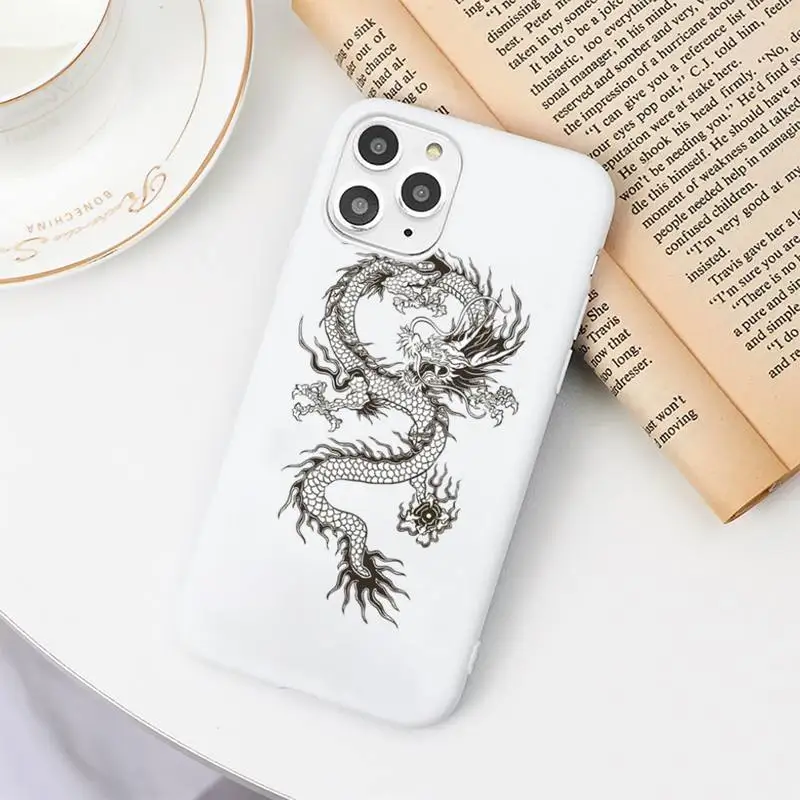 

Dragon Phone Case Candy Color for iPhone 11 12 mini pro XS MAX 8 7 6 6S Plus X SE 2020 XR