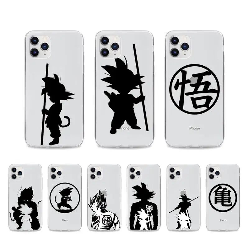 Прозрачный телефонный чехол D Dragon Ball Z Super Son Goku DBZ для Xiaomi Redmi K30s Ultra Note 9s 9 Pro Max Mi 10 Lite