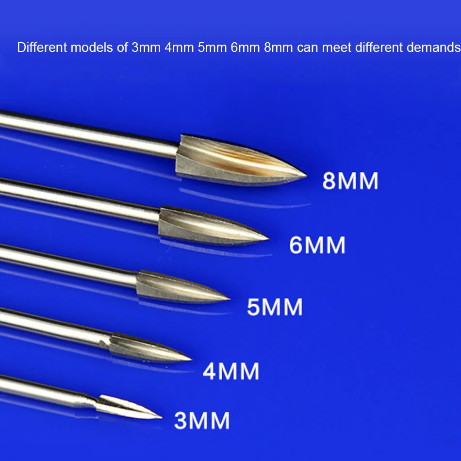 Электрический 3-лопастной 3 мм нож для резьбы гравировальное долото карбидные