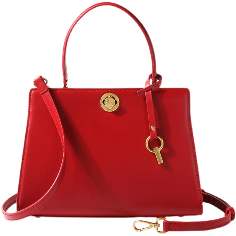 

Top Quality Red Kelly Bag 2021 New Handbag Small Satchel Fashionable Purses Handbags Women Bags Large Clutch Bag