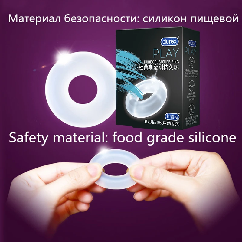 Вибратор Durex интимные игрушки для женщин удовольствие пениса кольцевой вибратор