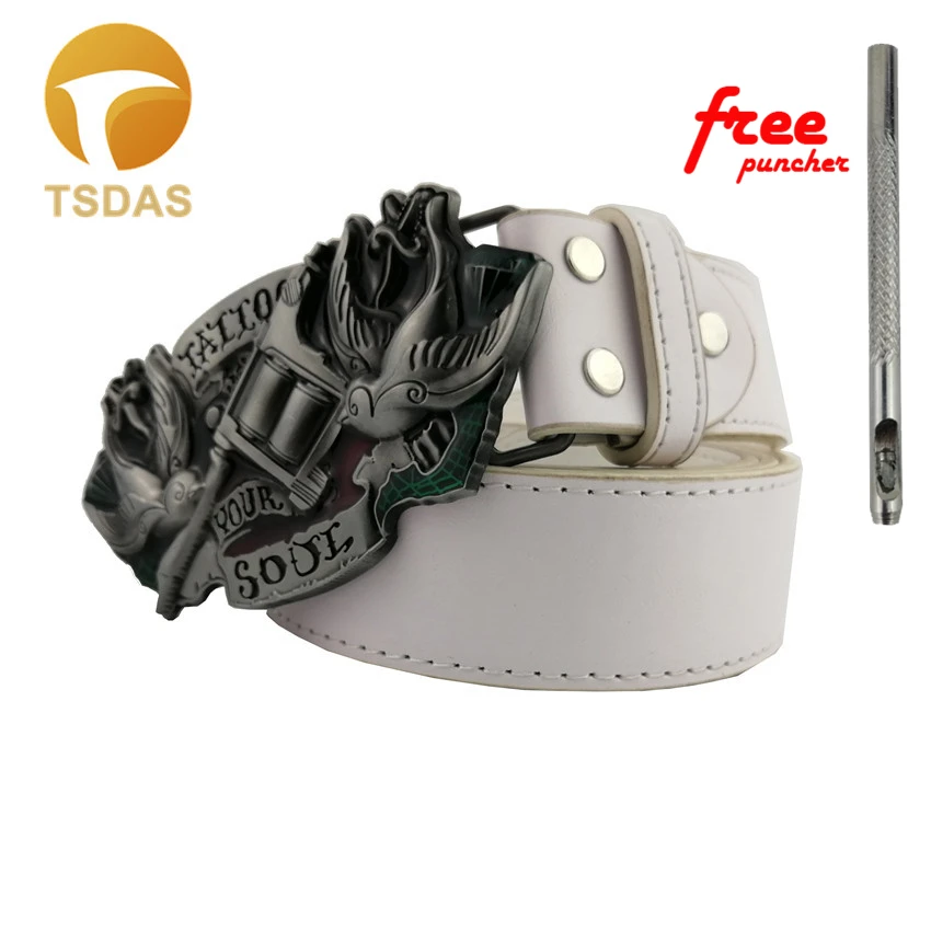 Западные ковбои татуировки твоей душе с ремнем и пряжкой магическое Оловянное