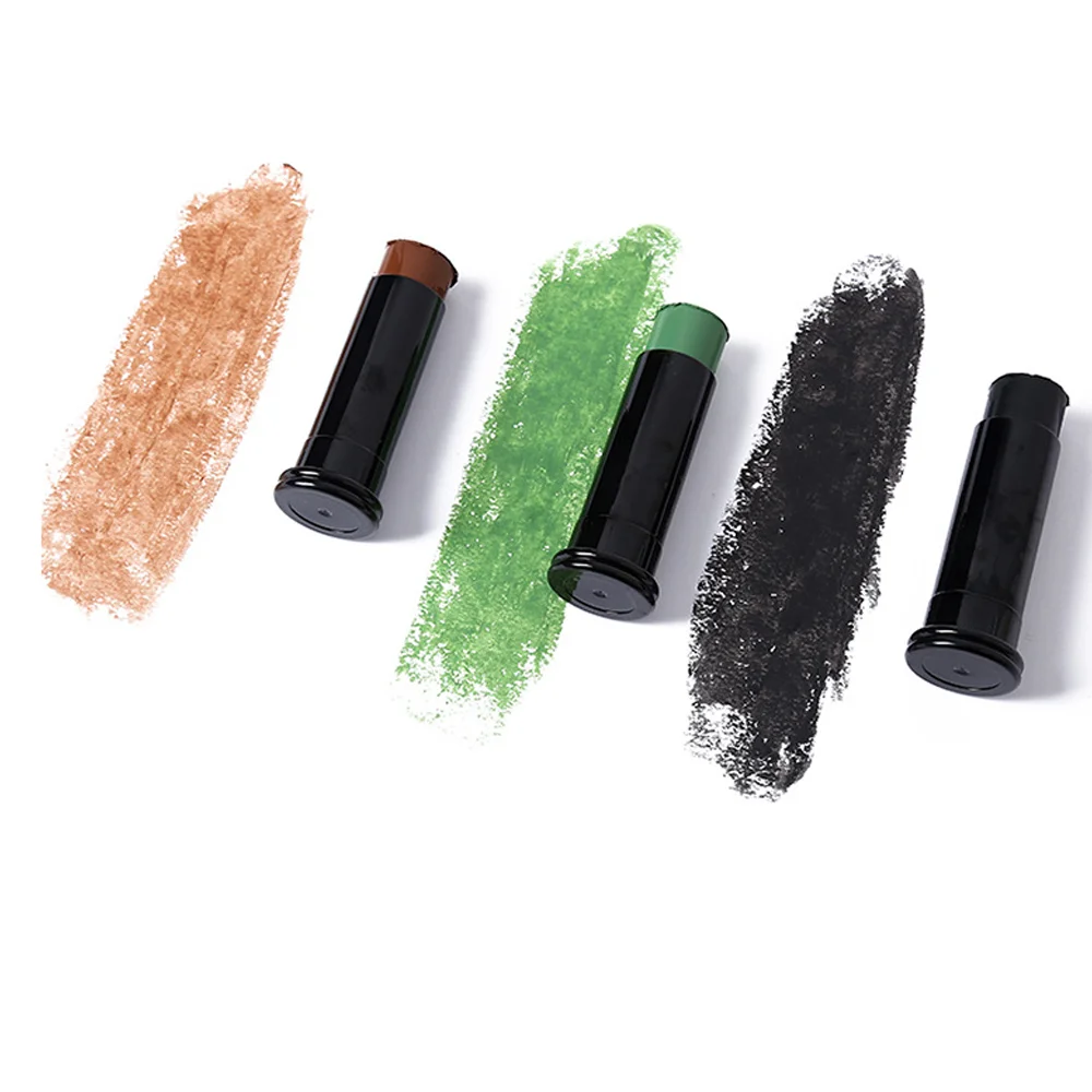 Тактический уличный военный веер стелс трехцветный камуфляж масляная краска