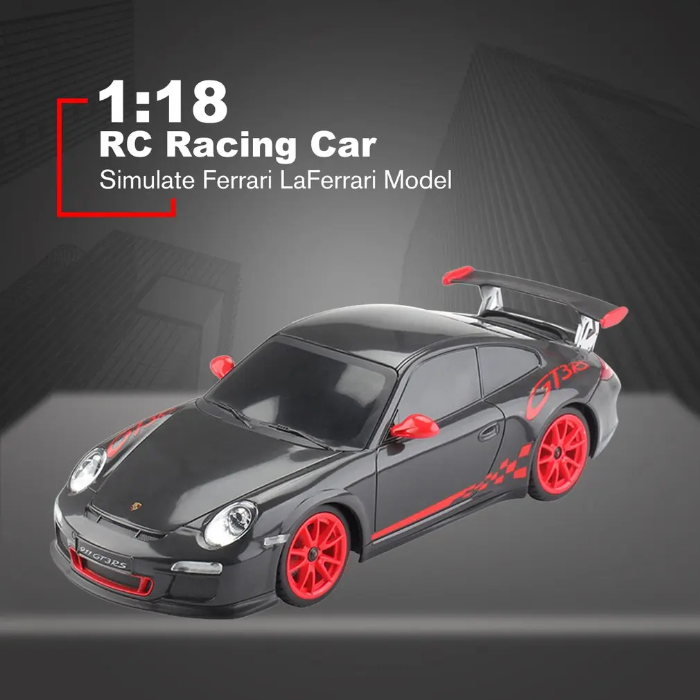 Porsche 911 1:18 1/18 Масштаб RC гоночный автомобиль 4 канала дистанционное управление имитирующая Модель Porsche детские игрушки для детей Подарки RC модель