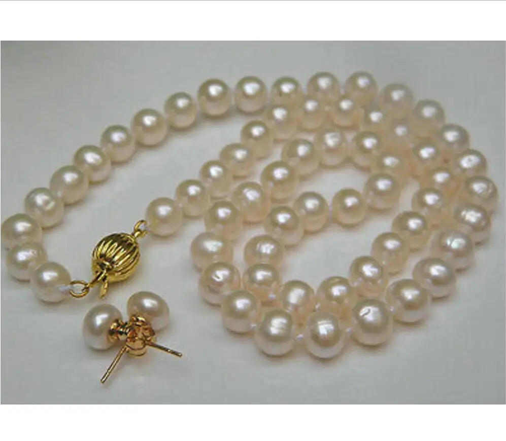 Модные ювелирные изделия Бесплатная доставка 7-8 мм Пресноводный