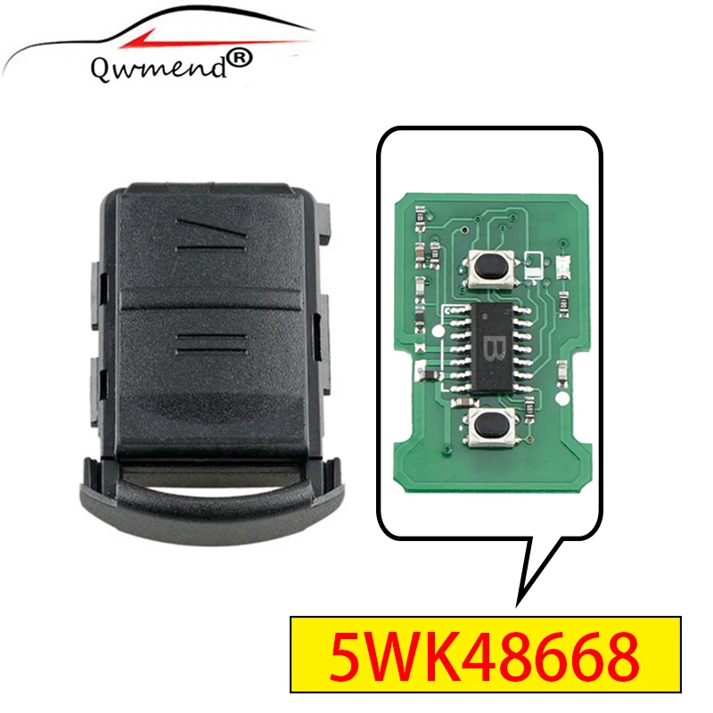2 кнопки 5WK48668 Автомобильный Дистанционный ключ для Vauxhall Opel Corsa C Combo Tigra Meriva Agila ID40