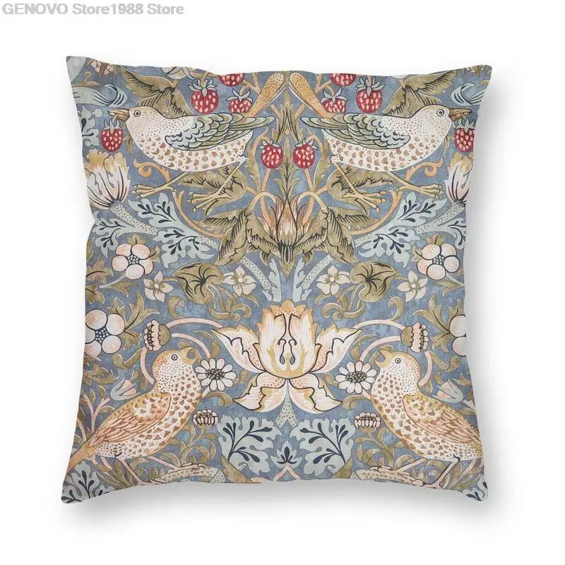

Erdbeere Dieb Kissen Abdeckungen Sofa Hause Dekorative William Morris Floral Textil Muster Quadrat Kissen Abdeckung 40x40