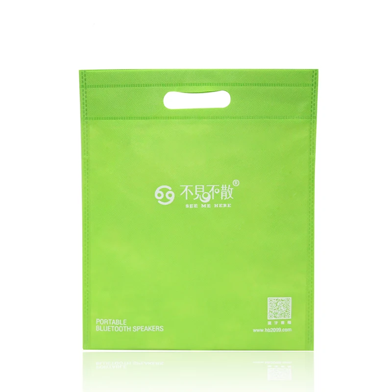 Оптовая Продажа 1000 шт./лот фруктовая Зеленая Сумка-тоут из нетканого материала с