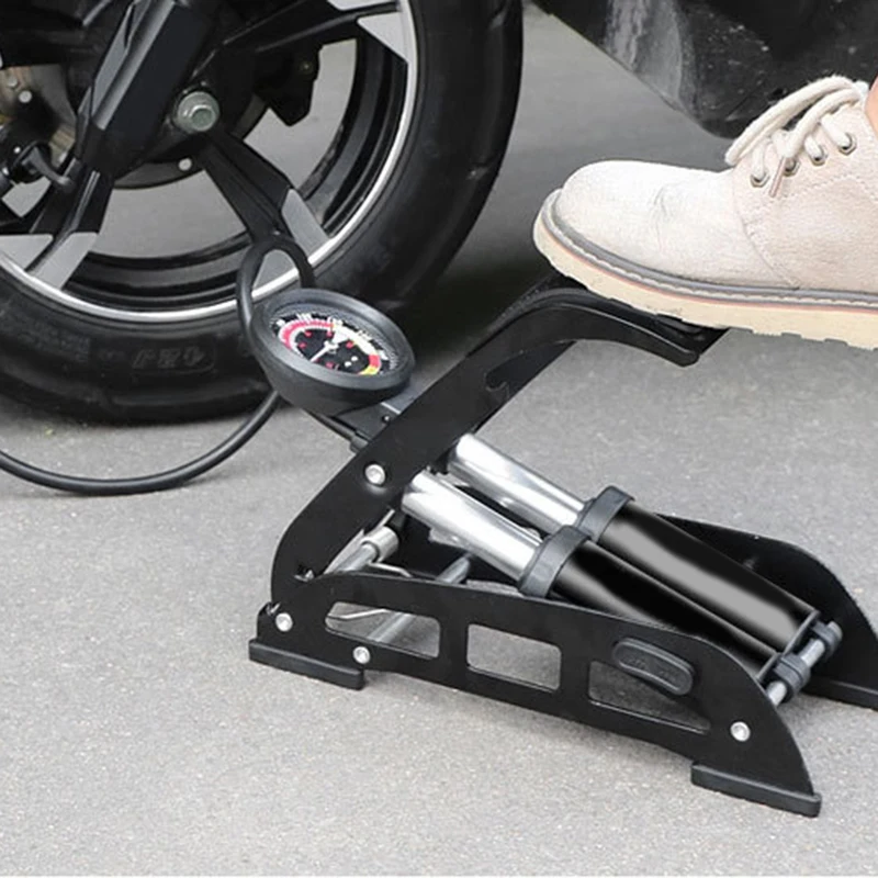 

Один/двойной цилиндр ног туфли-лодочки Портативный пол велосипедных насосов с точный датчик давления и умный клапаны воздушные насосы XR-Ли...