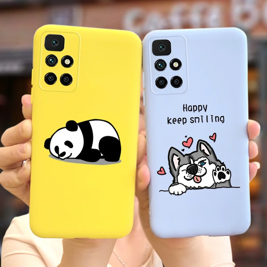 Чехол для Xiaomi Redmi 10 чехол с милым рисунком панды мягкий силиконовый телефона Redmi10