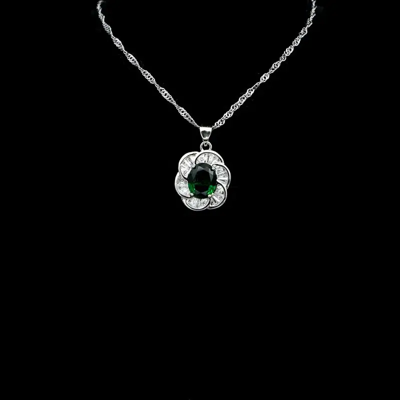 Комплект из колье серёг и кольца с фианитом | Украшения аксессуары