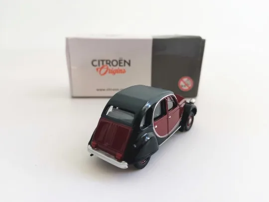 Nor ev 1:64 Citroen 2CV красный и черный сплав металл литые под давлением Автомобили Модель