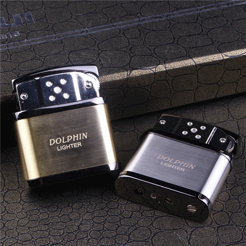 Зажигалка-точилка в стиле ретро Бутановая металлическая зажигалка с