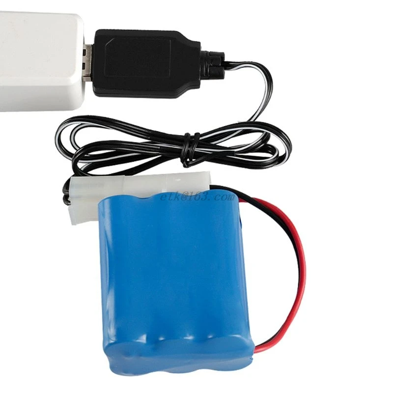 charging cable battery usb charger ni cd ni mh batteries pack ket 2p plug adapter 8 4v 250ma output toys car free global shipping