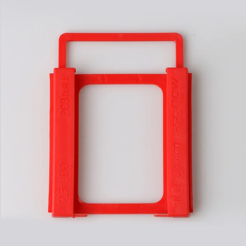 

NEW Universal 2.5" to 3.5" SSD HDD Environmental Plastics Adapter Mounting Bracket Hard Drive Holder for Desktop PC
