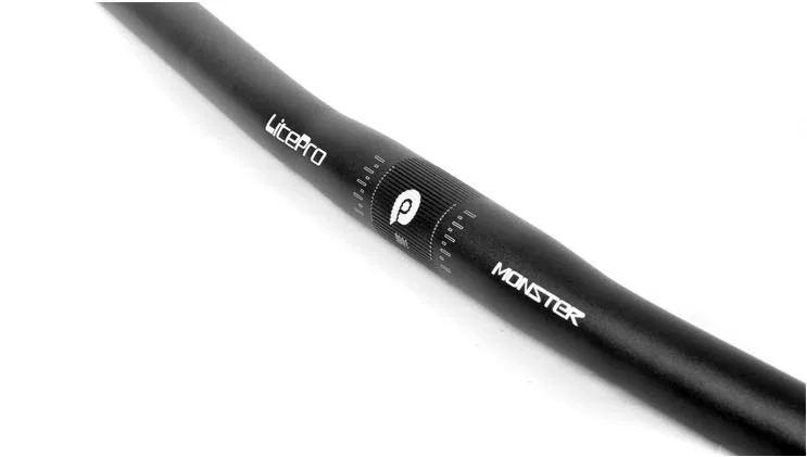 Litepro велосипедный руль monster 25 4 мм 540 580 прямой/горизонтальный из алюминиевого