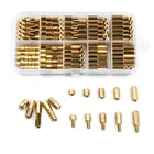 ZENHOSIT M2M3, Шестигранная головка, латунные распорные винты, резьбовой столб, 300 шт., штекергнездо, электрическая печатная плата, набор для отключения