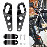 28 43mm motorcycle universal headlight mount brackets fork ear for honda kawasaki harley bobber racer kz1000 1100 kz550 kz650