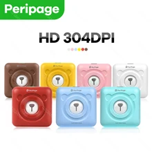 Peripage Mini pocket printer A6 304dpi bluetooth thermal photo printer Green Color for mobile phone Android IOS gift