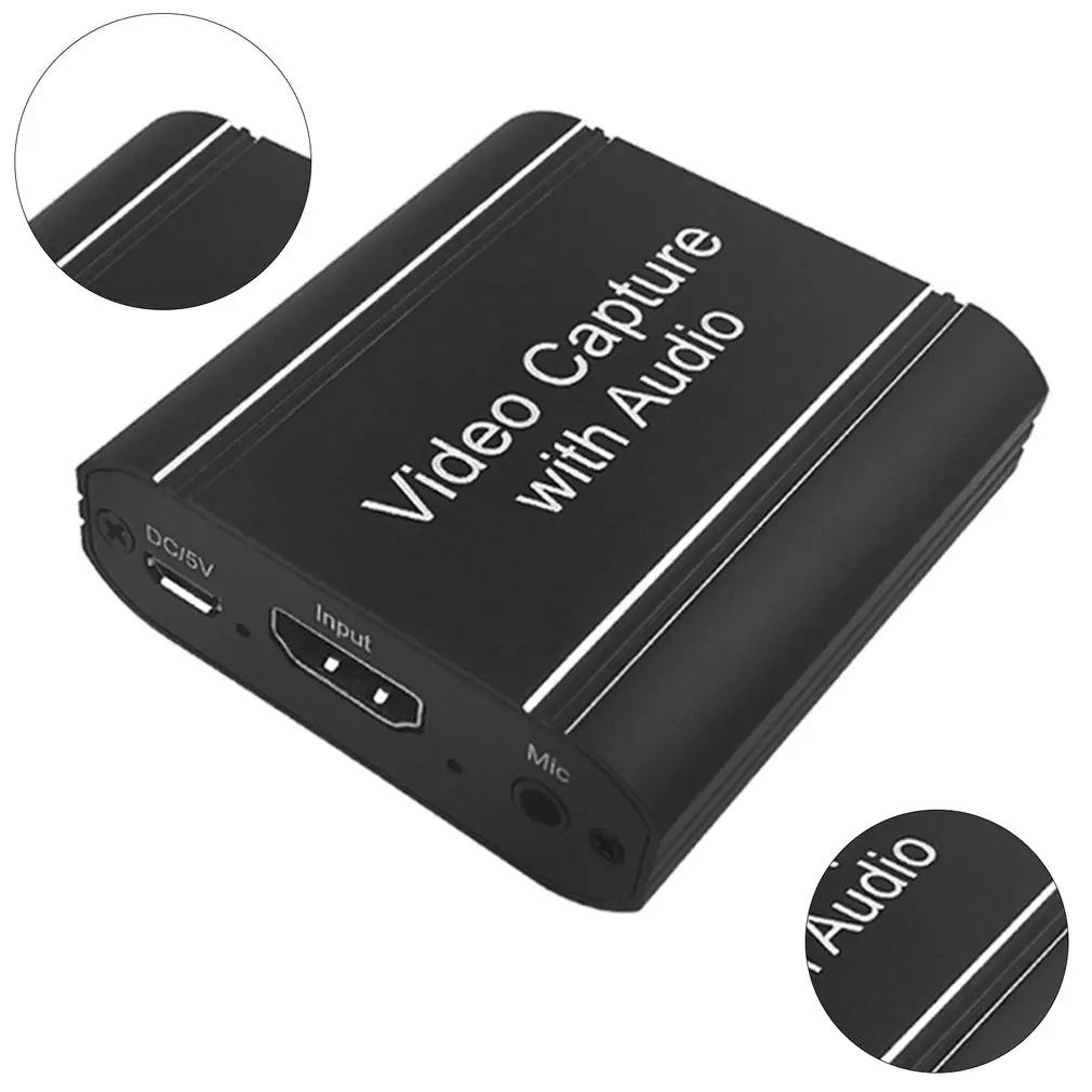 

4K Video USB2.0 Capture HDMICompatible Card 60Hz 1080P Video Capture Card Audio Video Recording Dongle Recording Live Broadcast