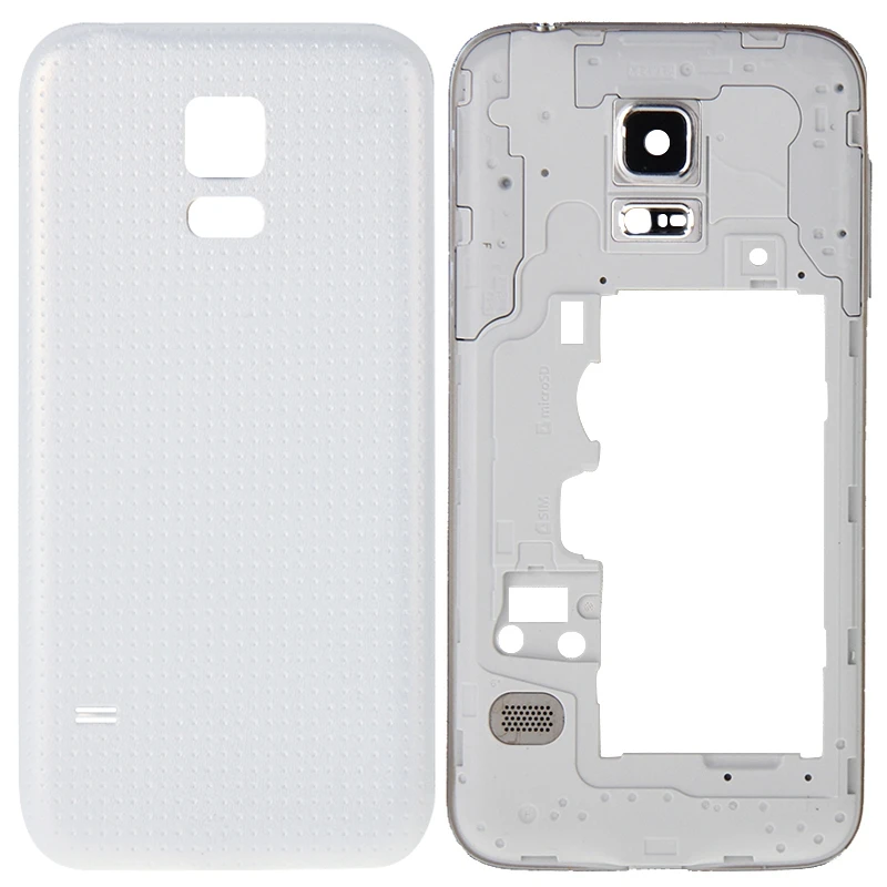 Чехол с полным корпусом для Samsung Galaxy S5 mini G800 G800F средняя рамка корпус средней длины