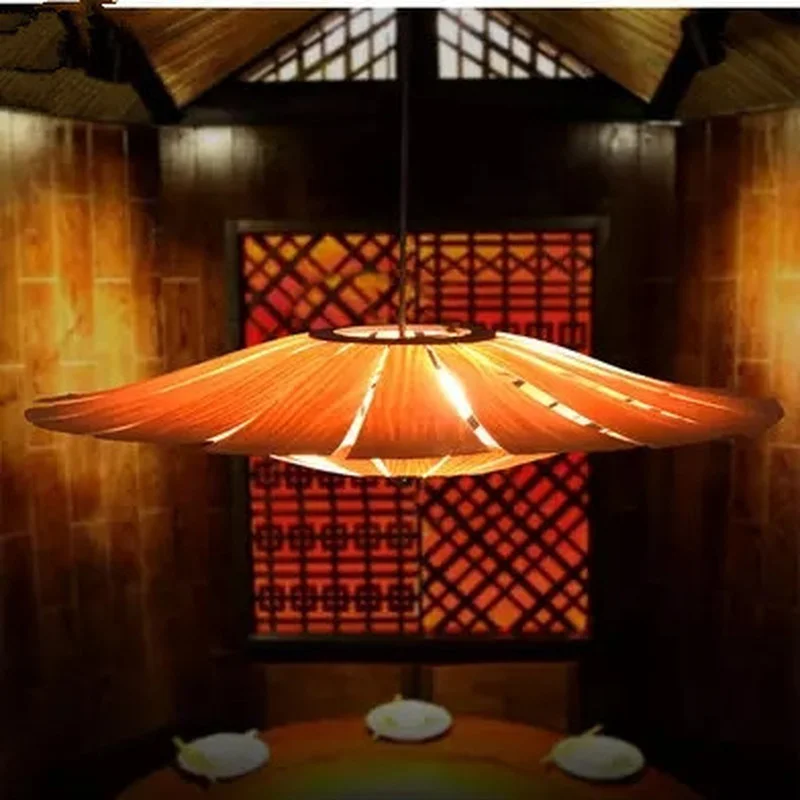 Подвесной светильник Luminaria Design деревянный шпон в форме коры креативный
