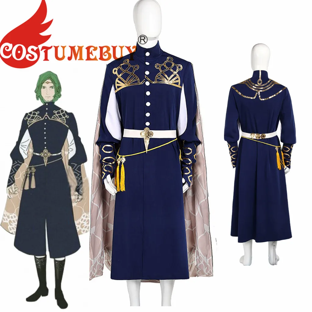 CostumeBuy огонь эмблема три дома Seteth Косплей Костюм на заказ L921|Игровые костюмы| |