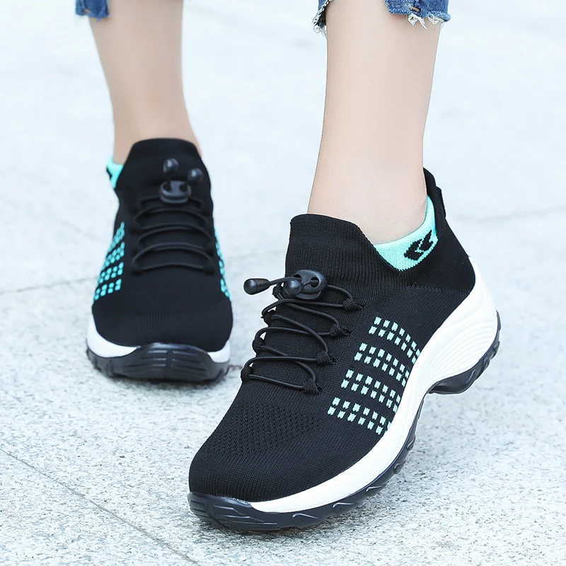 

Кроссовки женские дышащие, на платформе, Размеры 35-42