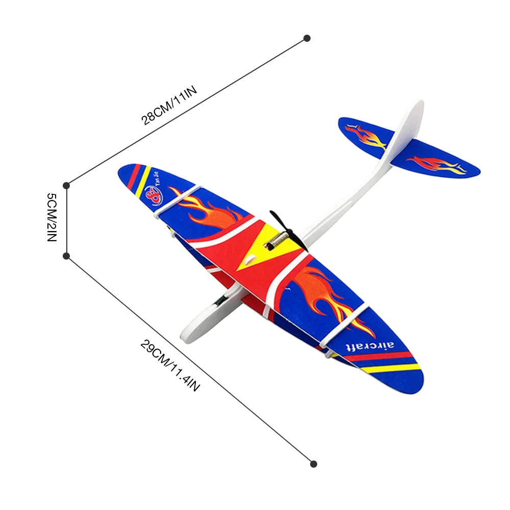 DIY биплан AB Glider пены приведенный в действие самолетах Перезаряжаемые Электрический самолет модель научные Развивающие игрушки для детей Лидер продаж