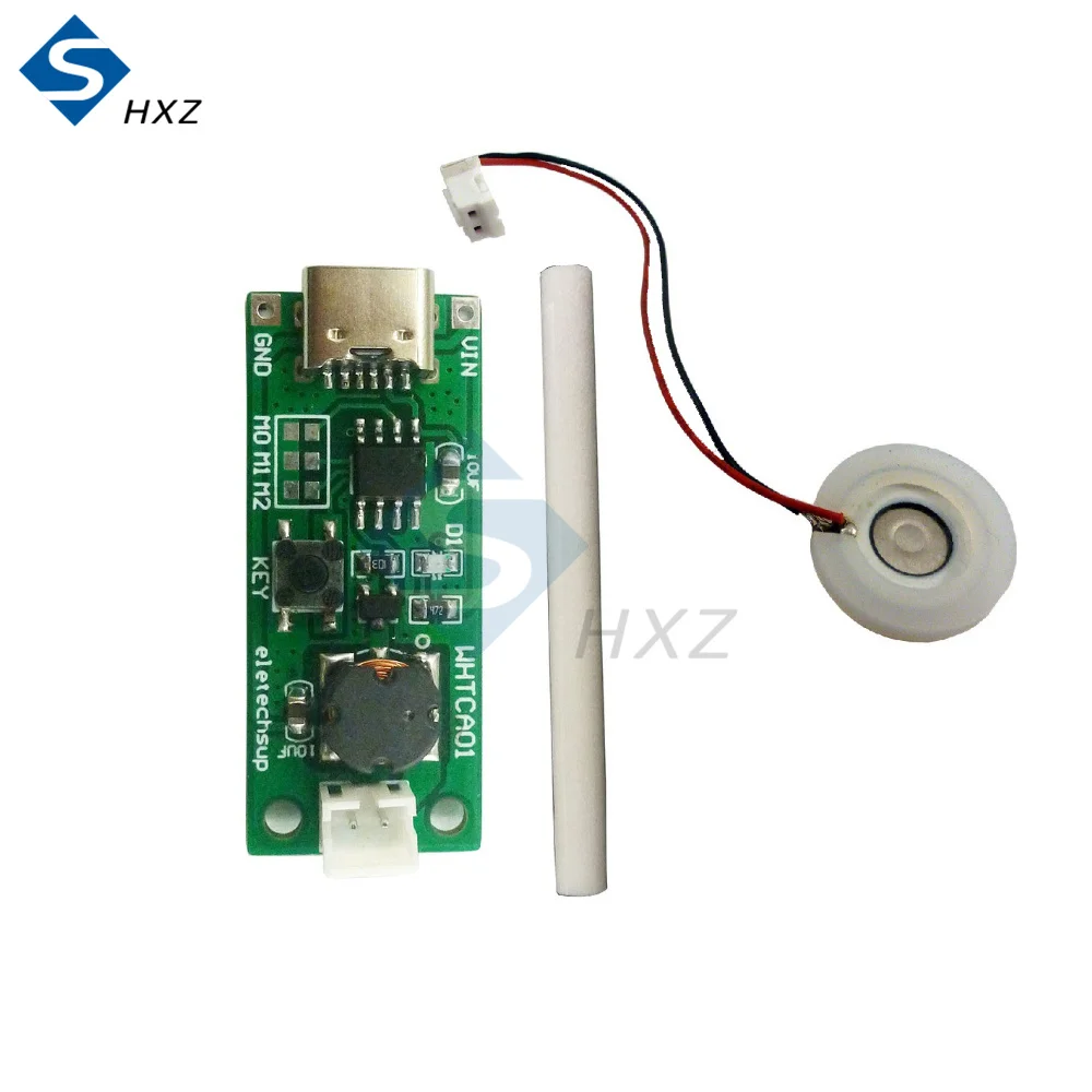 

1pcs USB Mini Humidifier DIY Kits Mist Maker and Driver Circuit Board Fogger Atomization Film Atomizer Sheet Mini Oscillating
