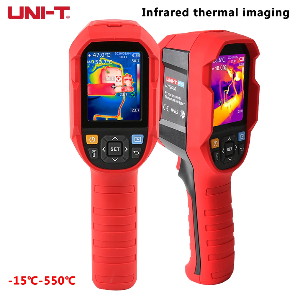 Разрешение 256x192 инфракрасный Термальность Imager UNI T UTi260B ручной тепловизор