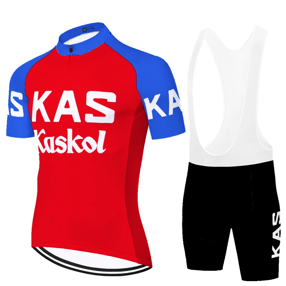 Командный костюм из Джерси для велоспорта KAS в стиле ретро мужские велосипедные