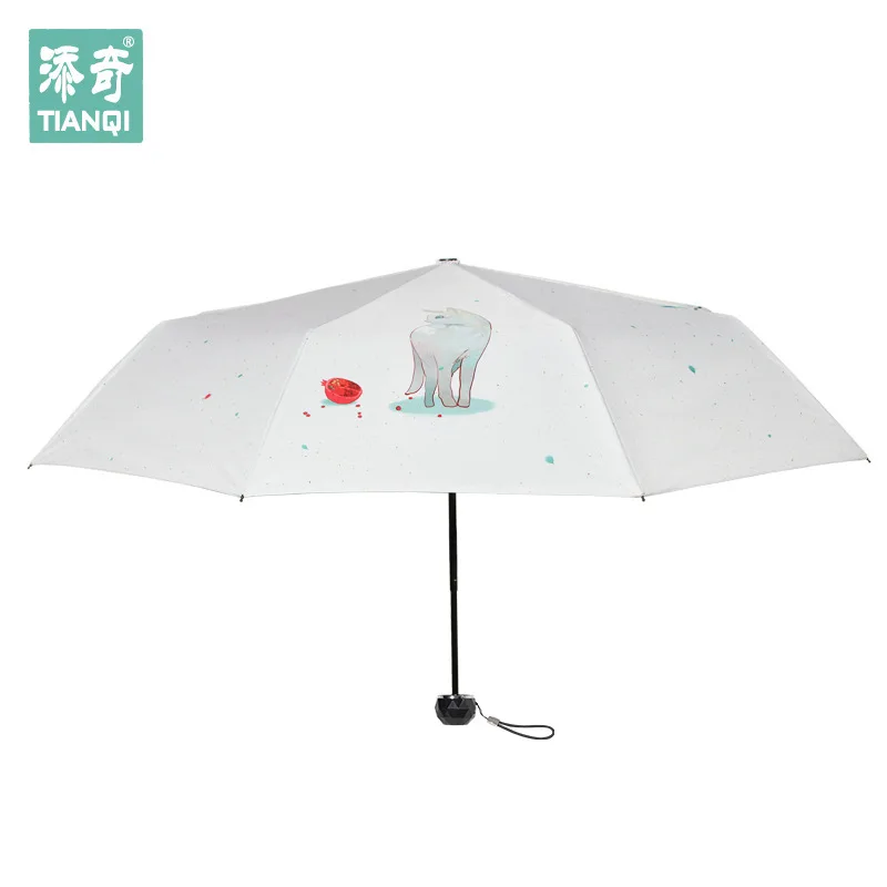 

Три складных кошачьих зонта солнцезащитный креативный солнцезащитный зонт