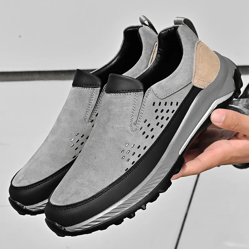 

Men Casual Shoes Loafers Sneakers 2021 New Fashion Handmade Retro Leisure Loafers Shoes Zapatos Casuales Hombres Men Shoes