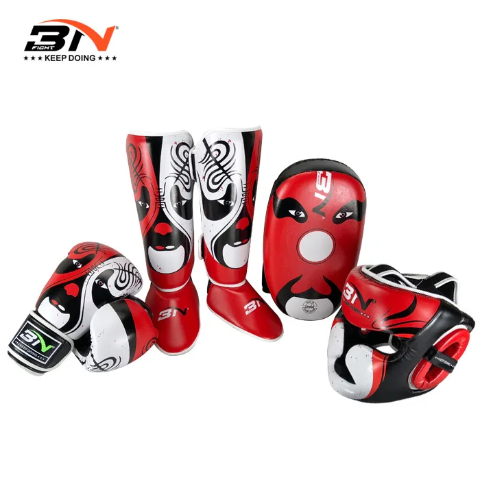 Перчатки для мужчин и женщин BNPRO Muay Thai Sanda/Wushu/Fighting/Kick Boxing guantes de boxeo Free Combat Training Equipment