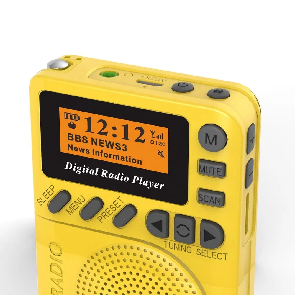 Цифровой радиоприемник MiMini DAB FM радио цифровой демодулятор Built in динамик