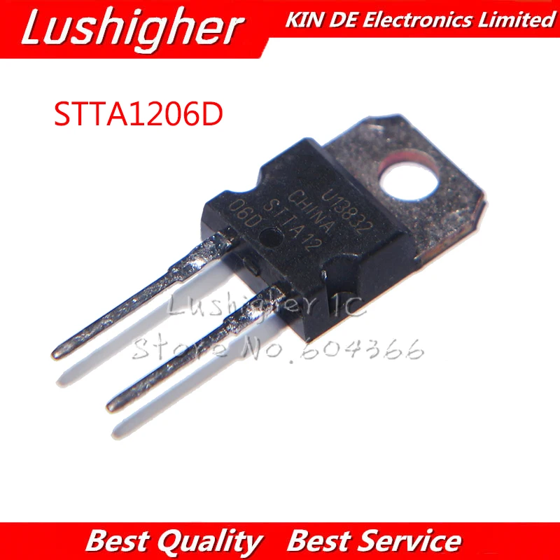 10 шт STTA1206DI TO220 TTA1206D STTA-1206DI TO220-2 1206DI TO-220AC | Электронные компоненты и принадлежности