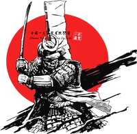 personality car stickers samurai japanese culture car styling personality decals suitable for jdm van rv car wrap