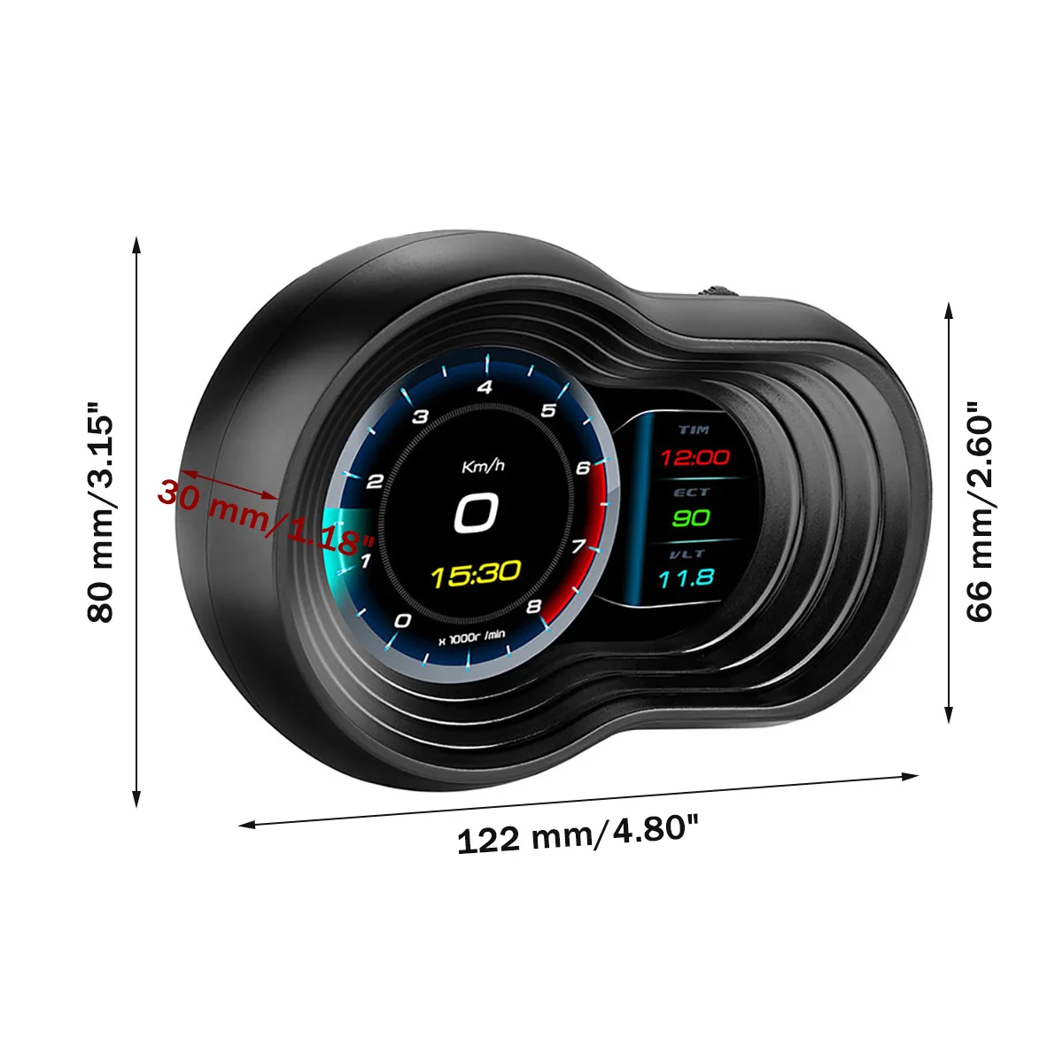 

F9 OBD2 GPS Car HUD Gauge Navigation Digital Turbo Oil Temp Car Computer Head Up Display Speedometer Projector