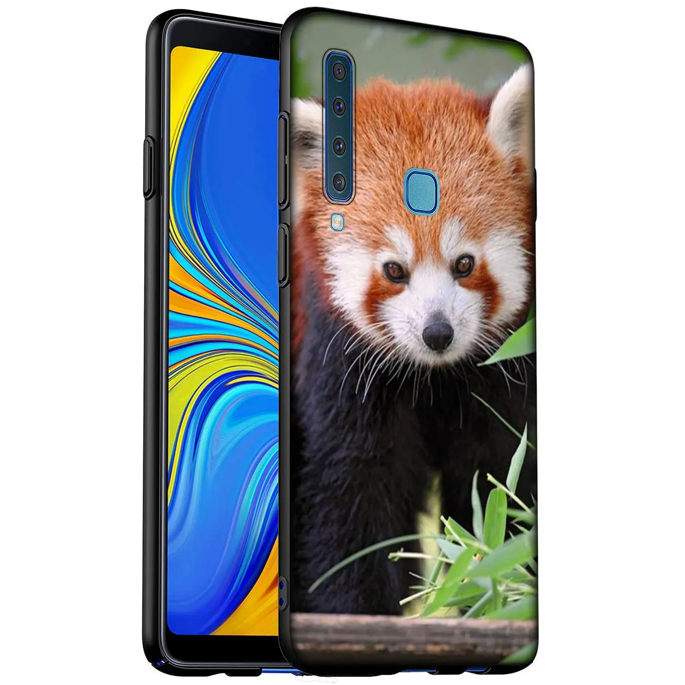 Милый Маленький Енот мягкий силиконовый чехол для телефона Samsung Galaxy A6 A7 A8 A9 2018 A3 A5