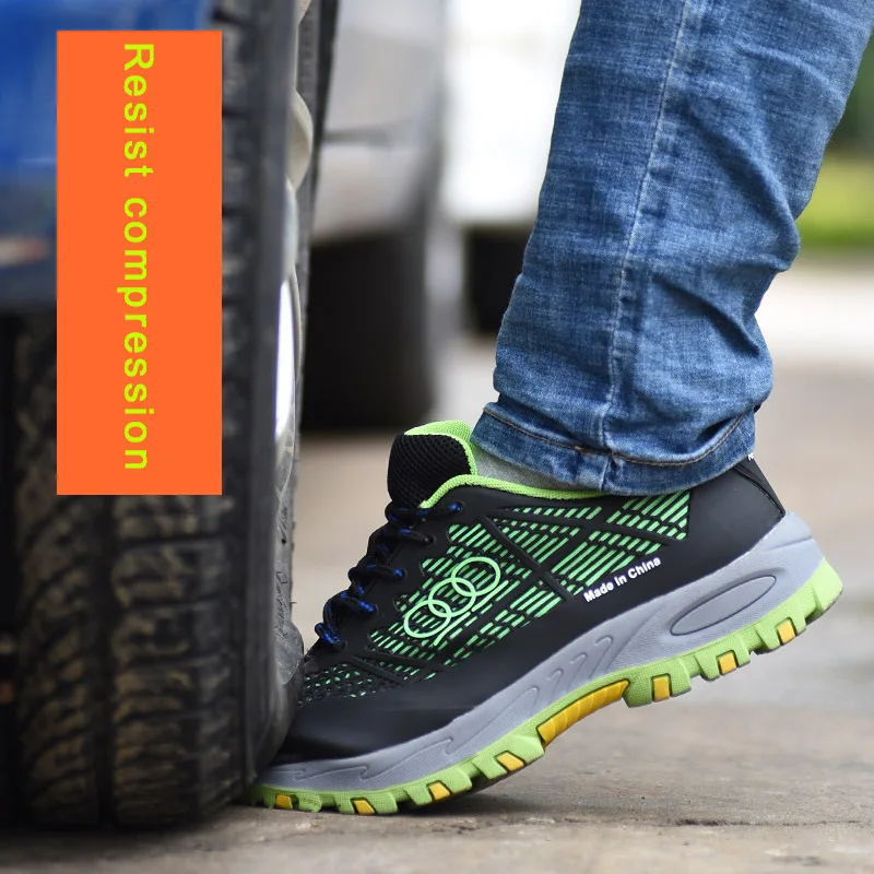 

Compound Toe Cap Safety Shoes Women Boots Breathable Insulation 6KV Work Shoes Men Anti-smash Electrician Causal Work Shoes