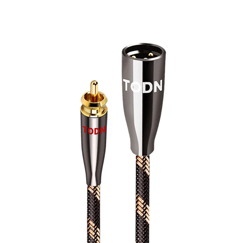 TODN HiFi кабель аудио XLR 6N OCC calble RCA к разъему 3 заказа | Электроника