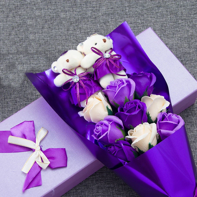 Плюшевые игрушки Ститч аниме медведь мягкие куклы Животные Kawaii букеты для