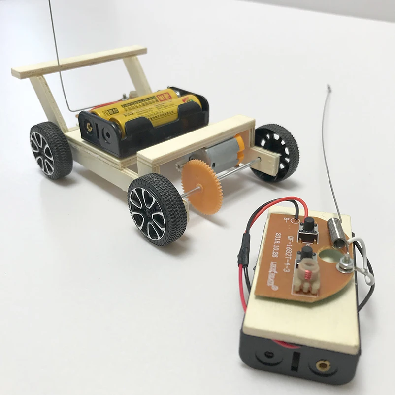 Diy Электромобиль игрушка беспроводной пульт дистанционного управления для